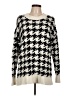 Lou & Grey 100% Nylon Houndstooth Ivory Pullover Sweater Size L - photo 1