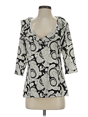 Gretchen Scott Designs 3/4 Sleeve Blouse (view 1)