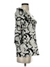 Gretchen Scott Designs Black Gray 3/4 Sleeve Blouse Size S - photo 4