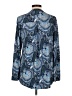 Othyroce Paisley Blue Long Sleeve Blouse Size L - photo 2
