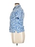 Three Islands Blue Short Sleeve Blouse Size XL - photo 5