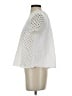 Tory Burch 100% Cotton Ivory White Short Sleeve Blouse Size 4 - photo 5