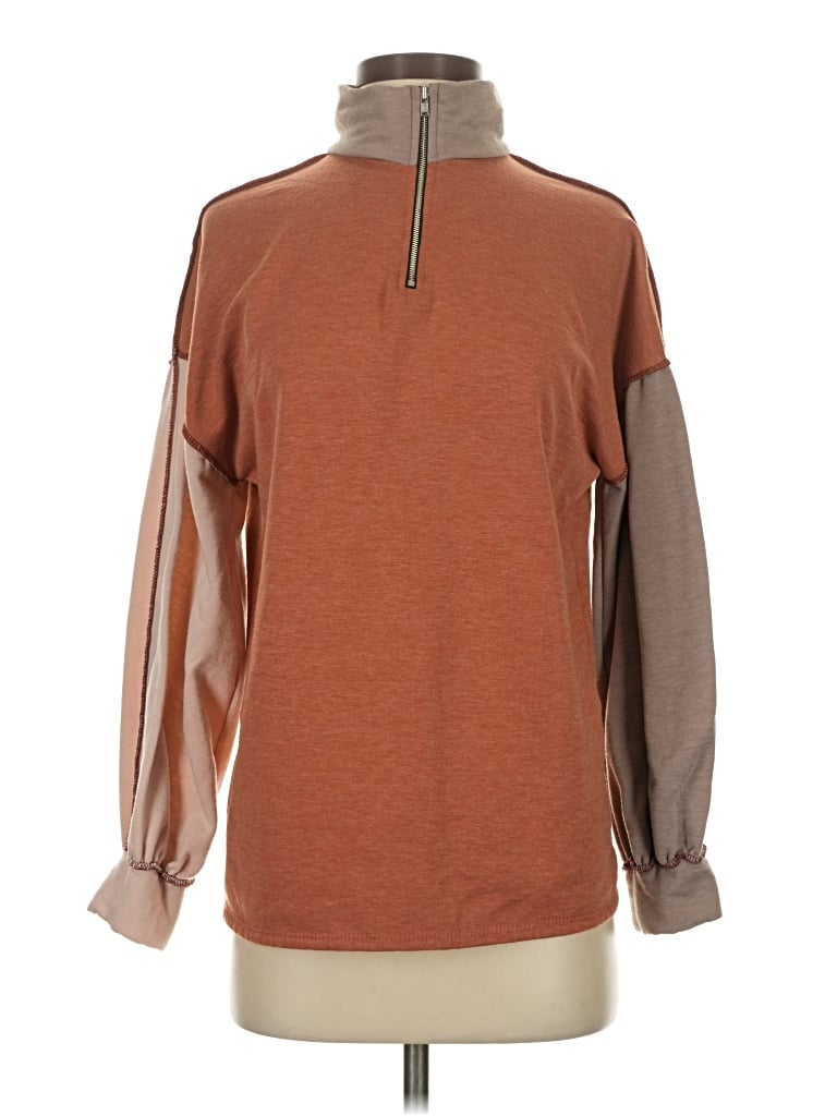Pre-owned Bibi Pullover Sweater In Brown