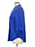 Moyabo Blue 3/4 Sleeve Blouse Size L - photo 5