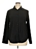 Assorted Brands Solid Black Long Sleeve Blouse Size XL - photo 1