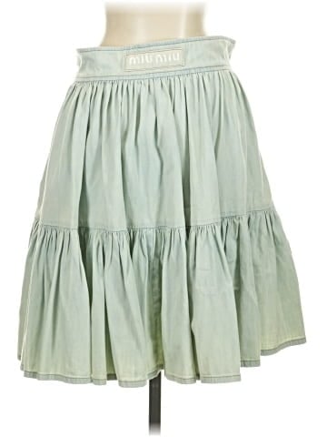 Miu Miu Chambray Skirt (view 2)