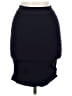 Max Studio Solid Blue Black Casual Skirt Size M - photo 2