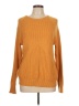 Lord & Taylor Solid Orange Pullover Sweater Size L - photo 1