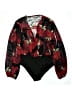 Unbranded Black Long Sleeve Blouse Size M (estimated) - photo 1