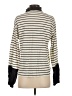 Clu TOO Ivory Long Sleeve Henley Size S - photo 2