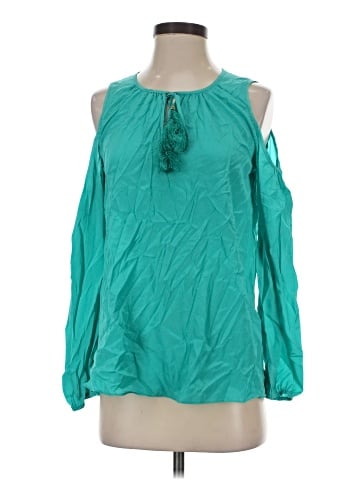 Lilly Pulitzer Long Sleeve Silk Top (view 1)