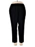 Alfred Dunner 100% Wool Solid Black Wool Pants Size 18W - photo 1