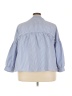 Unbranded Blue 3/4 Sleeve Blouse Size 2X - photo 2