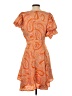 1.State 100% Polyester Paisley Orange Cocktail Dress Size S - photo 2