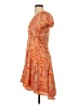 1.State 100% Polyester Paisley Orange Cocktail Dress Size S - photo 5