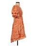 1.State 100% Polyester Paisley Orange Cocktail Dress Size S - photo 4