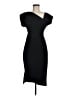 Rachel Roy 100% Polyester Solid Black Cocktail Dress Size 6 - photo 1