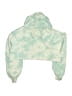 Flirtitude 100% Cotton Tie-dye Green Blue Pullover Hoodie Size XS - photo 1