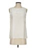 Drew 100% Silk Ivory Sleeveless Silk Top Size S - photo 1