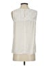 Drew 100% Silk Ivory Sleeveless Silk Top Size S - photo 2