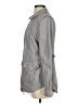 Express 100% Polyester Gray Raincoat Size XS - photo 5