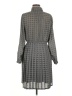 Isabella Sinclair 100% Polyester Houndstooth Gray Casual Dress Size M - photo 2