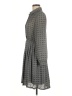 Isabella Sinclair 100% Polyester Houndstooth Gray Casual Dress Size M - photo 5