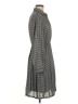 Isabella Sinclair 100% Polyester Houndstooth Gray Casual Dress Size M - photo 4