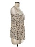 Rhapsody Ivory Sleeveless Blouse Size M - photo 4