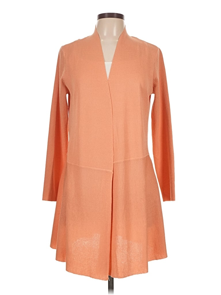 Anne Klein Cardigan Sweater In Orange