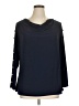 Nina Leonard Black 3/4 Sleeve Top Size XL - photo 1