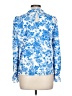 Shein 100% Polyester Floral Blue Long Sleeve Blouse Size L - photo 2
