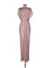 Mac Duggal 100% Polyester Pink Silver Cocktail Dress Size 8 - photo 2