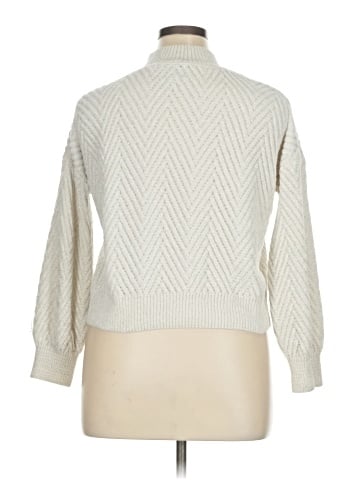 Pink Rose Turtleneck Sweater (view 2)