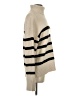 Zara Stripes Ivory Turtleneck Sweater Size S - photo 4