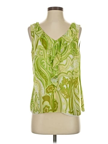 Linda Allard Ellen Tracy Sleeveless Silk Top (view 1)