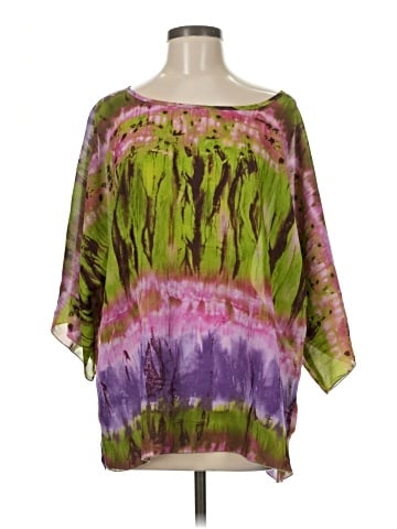 Dialogue 3/4 Sleeve Blouse (view 1)