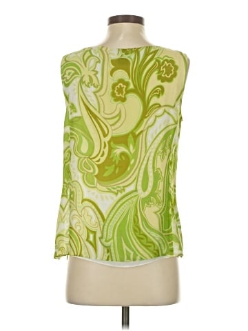 Linda Allard Ellen Tracy Sleeveless Silk Top (view 2)
