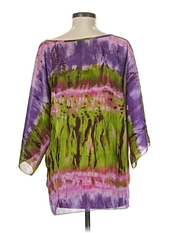 Dialogue 3/4 Sleeve Blouse (view 2)