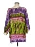 Dialogue 100% Polyester Purple 3/4 Sleeve Blouse Size M - photo 2