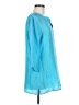 Doncaster Collection 100% Silk Blue 3/4 Sleeve Silk Top Size 6 - photo 4