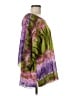 Dialogue 100% Polyester Purple 3/4 Sleeve Blouse Size M - photo 4