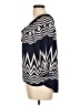 Hollywould Blue 3/4 Sleeve Blouse Size L - photo 5
