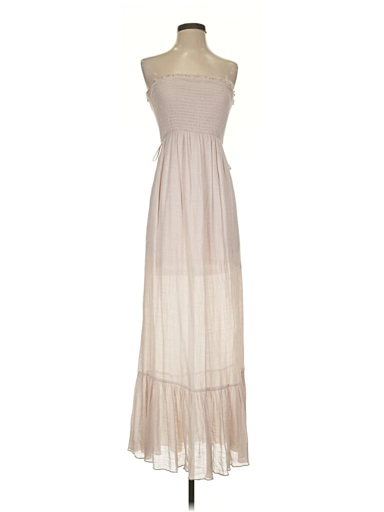 Pre-owned Papaya Casual Dress In Brown