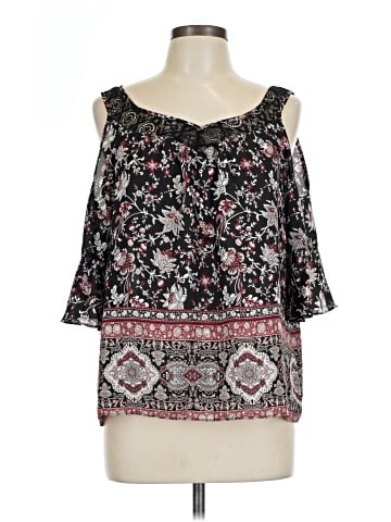 By & By 3/4 Sleeve Blouse (view 1)