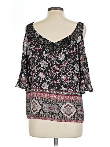 By & By 3/4 Sleeve Blouse (view 2)