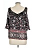 By & By 100% Polyester Black 3/4 Sleeve Blouse Size L - photo 2