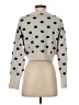 Originality Polka Dots Gray Pullover Sweater Size S - photo 2