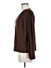 Express Brown Long Sleeve Blouse Size M - photo 5