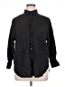 Zara Black 3/4 Sleeve Button-Down Shirt Size XL - photo 1